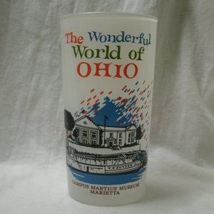 Vintage Ohio Campus Martius Museum Glass Marietta